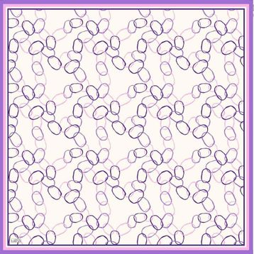 Armine 6090-10 Soft Mor Desenli Eşarp