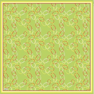 Armine 6090-11 Soft Fıstık Yeşili Desenli Eşarp