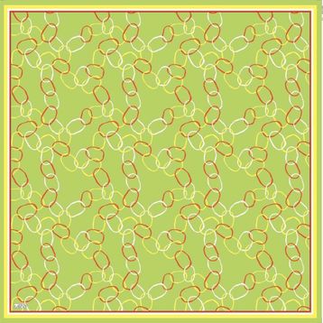Armine 6090-11 Soft Fıstık Yeşili Desenli Eşarp