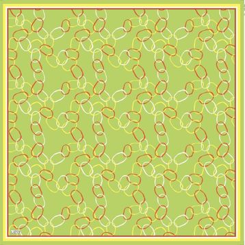 Armine 6090-11 Soft Fıstık Yeşili Desenli Eşarp
