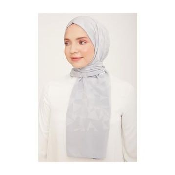 Armine 7-355 Gümüş Desenli Şal