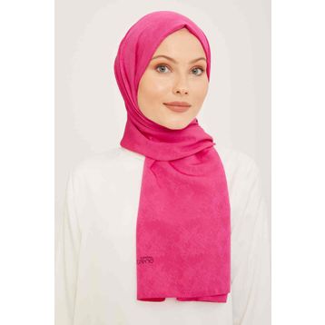 Armine 8-04 Pembe Düz Renk Şal