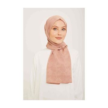 Armine 8-106 Koyu Nude Düz Renk Şal
