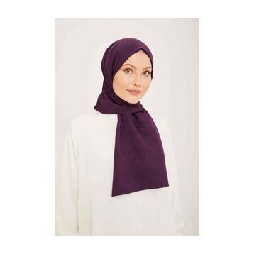 Armine 8-395 Mor Düz Renk Şal