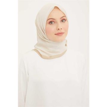 Armine 83 Trend Bej Düz Renk Eliza Eşarp