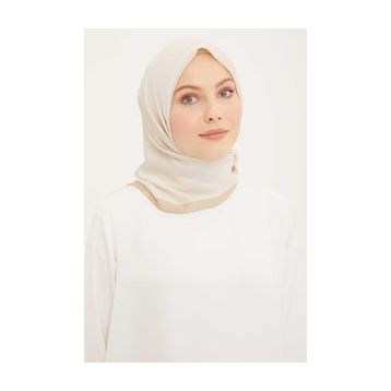 Armine 83 Trend Bej Düz Renk Eliza Eşarp