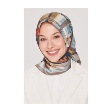 Armine 8547D-03 Yeni Nostalji Serisi İpek Twill Eşarp