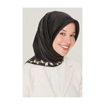 Armine 8553D-09 Nostalji Serisi Ipek Twill Eşarp