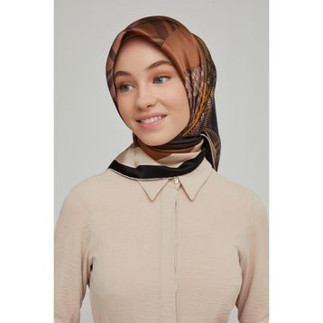 Armine 8620D 38 Nostalji Serisi %100 Sura İpek Eşarp