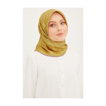 Armine 8900D-12 - Tivil Altın 2023 İlkbahar-Yaz İpek Eşarp