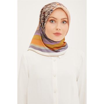 Armine 8934D 37 Dj Sura Saf İpek Eşarp