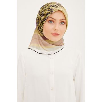 Armine 8934D 37 Dj Sura Saf İpek Eşarp