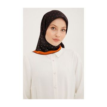 Armine 8936D Renkli Twill İpek Eşarp