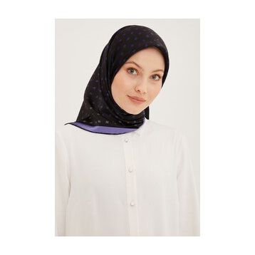 Armine 8936D Renkli Twill İpek Eşarp