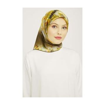 Armine 9043-53 Haki Desenli Eşarp