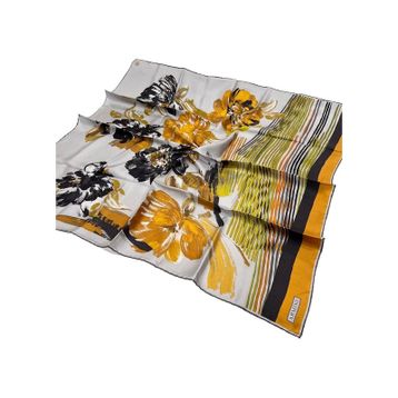 Armine 9047-52 Gri Çiçek Desenli Eşarp