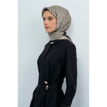 Armine 9502D 03 Saf İpek Sura Eşarp