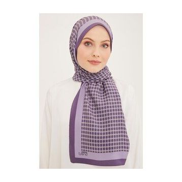 Armine F4714 Lila Mor Petek Modal Kadın Şal