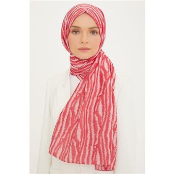 Armine SYR23745 Trend Pembe Pure Lina Kadın Şal