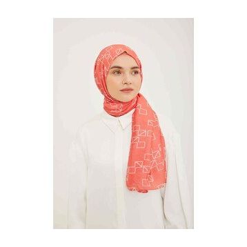 Armine SYR23745 Trend Pembe Pure Lina Kadın Şal