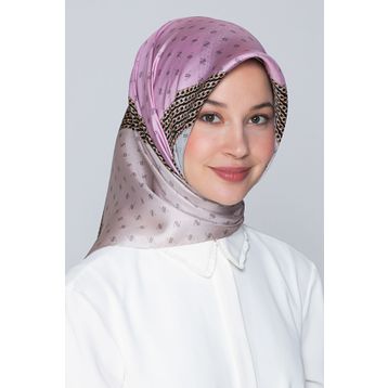 Armine TWILL_8113D_08 Kadın Desenli Dj Saf İpek Eşarp