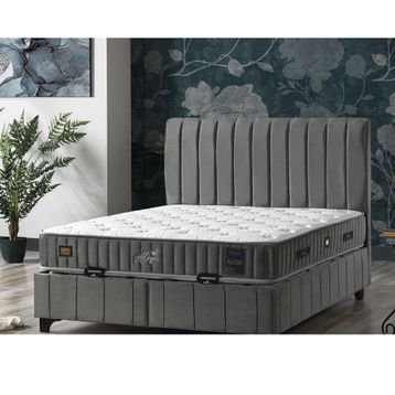 Armis Yatak Aliza Antrasit 90x200 cm Ultra Ortopedik Paket Yaylı Sert Yatak