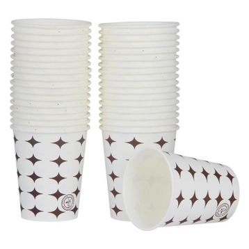 Arnes 7 Oz 50'li Yıldız Desenli Karton Bardak