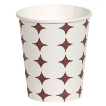 Arnes 7 Oz 50'li Yıldız Desenli Karton Bardak
