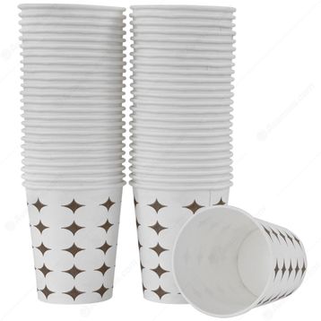 Arnes 7 Oz 50'li Yıldız Desenli Karton Bardak