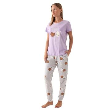 Arnetta 2884 Lila Kısa Kol Kadın Pijama Takımı