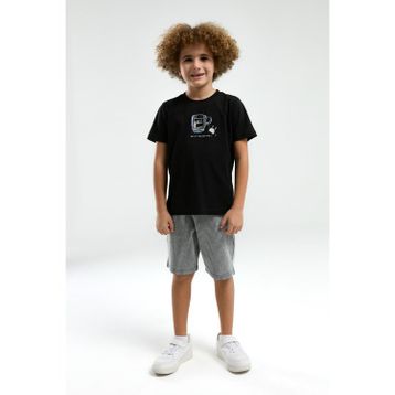 Arnetta 3320 Erkek Çocuk Bisiklet Yaka Kısa Kollu Şortlu Pijama Takım