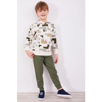 Arnetta Minecraft Krem Uzun Kol Erkek Çocuk Pijama Takım