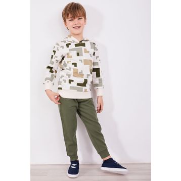 Arnetta Minecraft Krem Uzun Kol Erkek Çocuk Pijama Takım