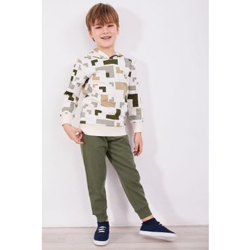 Arnetta Minecraft Krem Uzun Kol Erkek Çocuk Pijama Takım
