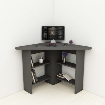 Arnetti Corner Antrasit Çalıma Masası