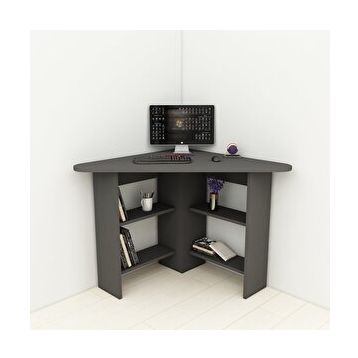 Arnetti Corner Antrasit Çalıma Masası