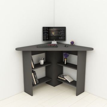 Arnetti Corner Antrasit Çalıma Masası