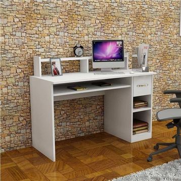Arnetti Eslem Beyaz Çalışma Masası