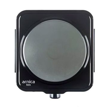 Arnica GH25030 Tek Gözlü Elektrikli Metal Yüzeyli Set Üstü Ocak Siyah