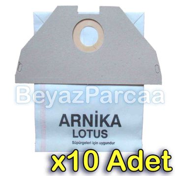 Arnica Lotus Süpürge Kağıt 10 Adet Toz Torbası
