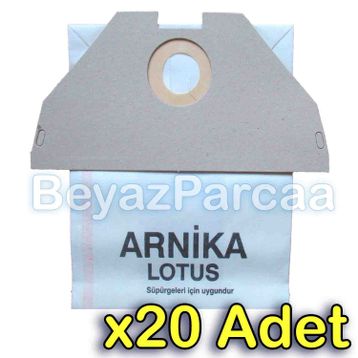 Arnica Proclean 2001 Kağıt Süpürge 20 Adet Toz Torbası
