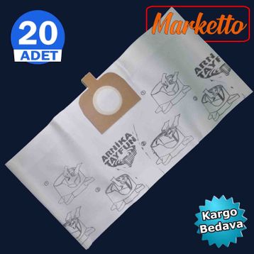 Arnica Proclean 2001 Kağıt Süpürge 20 Adet Toz Torbası