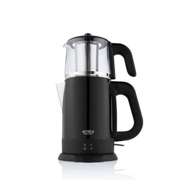 Arnica ST90011 Siyah Eko Çay Makinesi + Kahve Makinesi + Blender Seti + Tost Makinesi 4'lü Çeyiz Seti