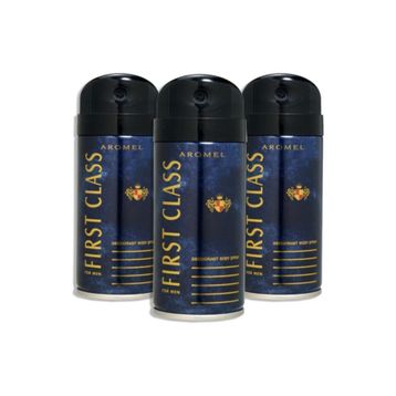 Aromel First Class 3x150 ML Erkek Deodorant
