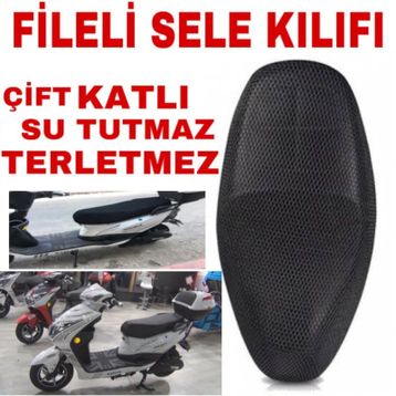 Arora Kaplan Elektrikli Bisiklet Sele Çift Kat File Koltuk Kılıf