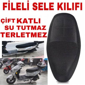 Arora Kaplan Elektrikli Bisiklet Sele Çift Kat File Koltuk Kılıf