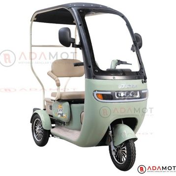 Arora Rüzgar Pro 650W 3 Tekerlekli Yeşil Elektrikli Motosiklet