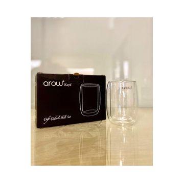 Arow DC1.TR-2982 Çift Çidarlı 200 ml 2'li Bardak