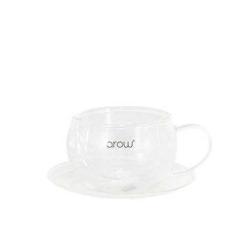 Arow DC1.TR-2982 Çift Çidarlı 200 ml 2'li Bardak