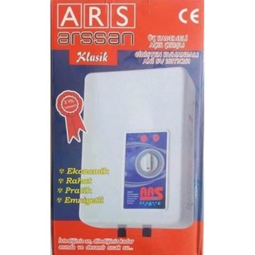 Ars 7000 w Üç Kademe Arssan Elektrikli Şofben